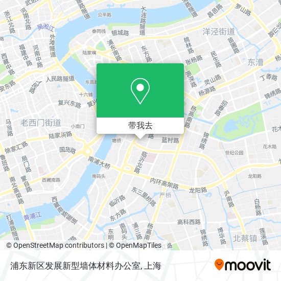 浦东新区发展新型墙体材料办公室地图