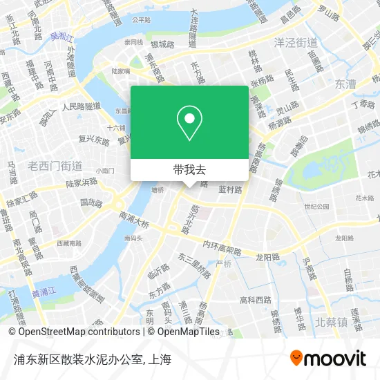 浦东新区散装水泥办公室地图
