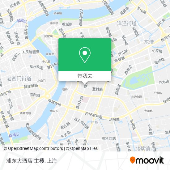 浦东大酒店-主楼地图