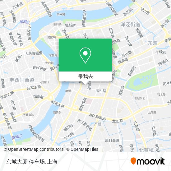 京城大厦-停车场地图