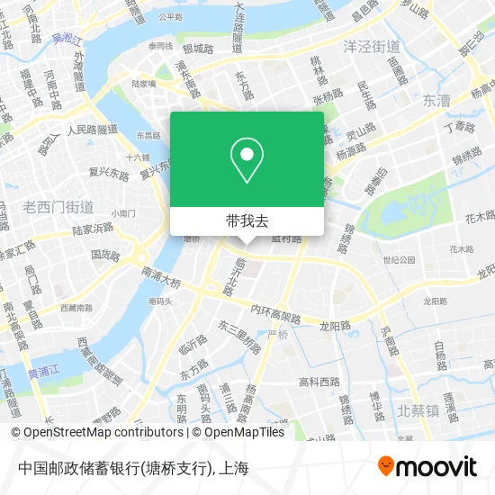 中国邮政储蓄银行(塘桥支行)地图
