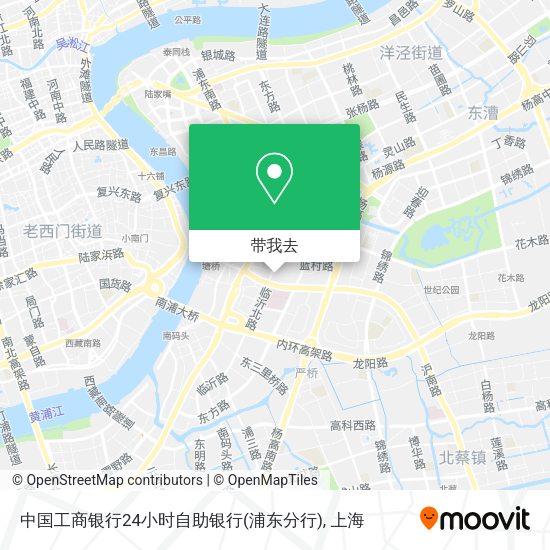 中国工商银行24小时自助银行(浦东分行)地图