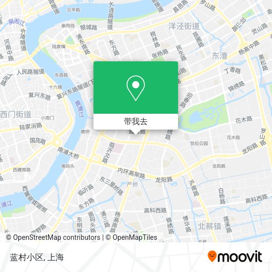 蓝村小区地图