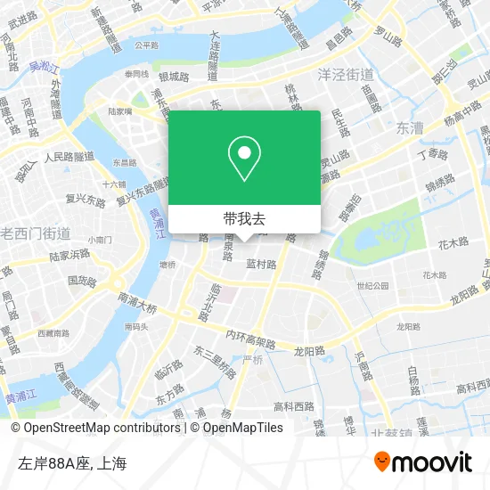 左岸88A座地图