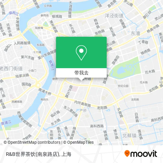 R&B世界茶饮(南泉路店)地图