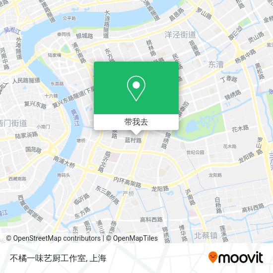 不橘一味艺厨工作室地图