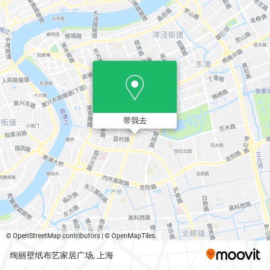 绚丽壁纸布艺家居广场地图