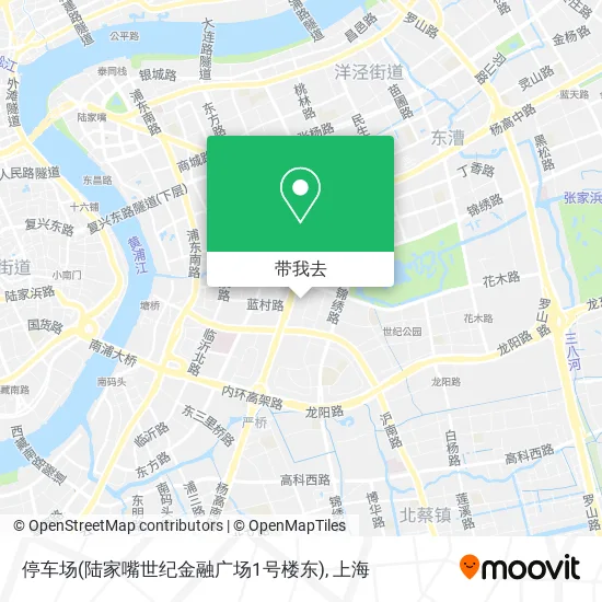 停车场(陆家嘴世纪金融广场1号楼东)地图