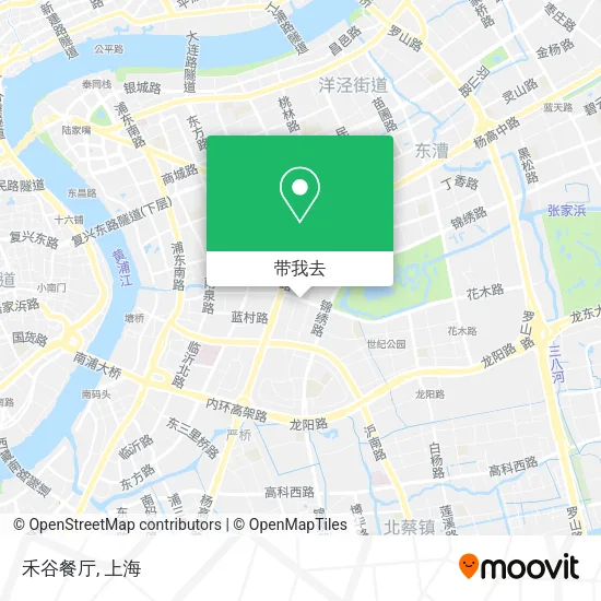 禾谷餐厅地图