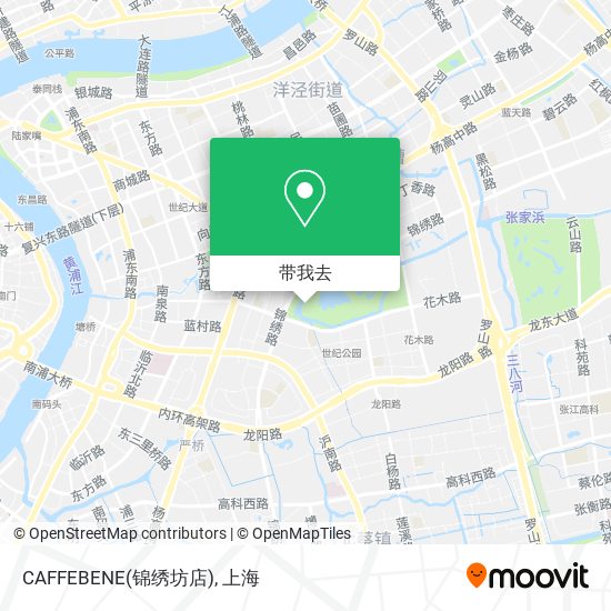 CAFFEBENE(锦绣坊店)地图