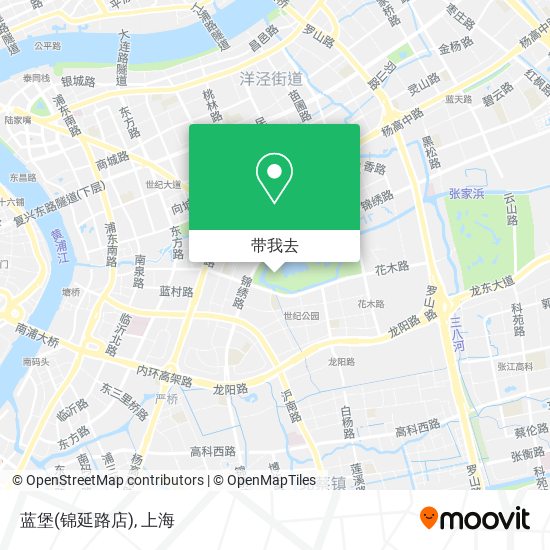 蓝堡(锦延路店)地图