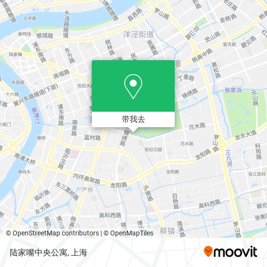 陆家嘴中央公寓地图
