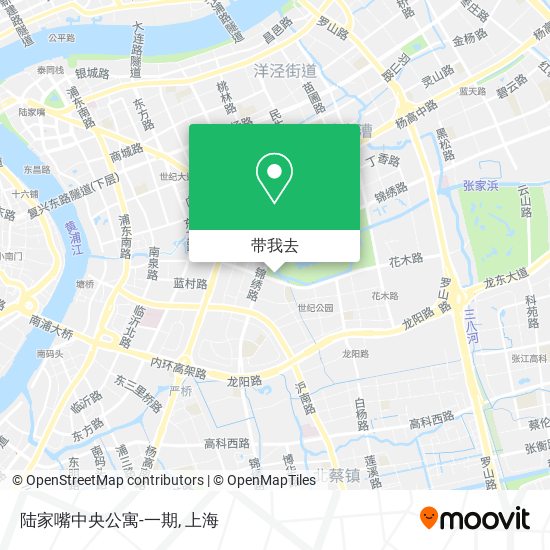 陆家嘴中央公寓-一期地图