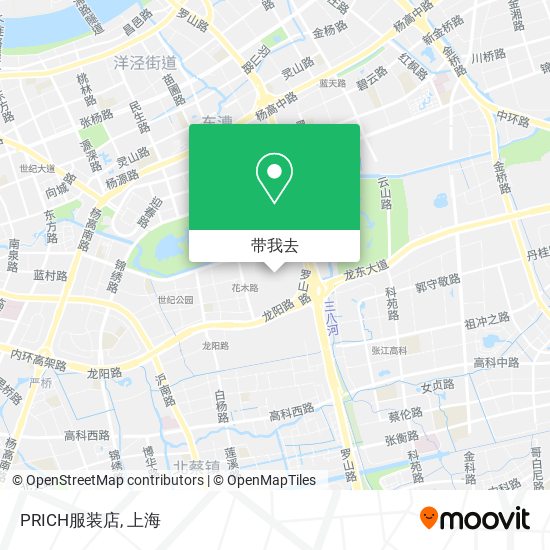 PRICH服装店地图