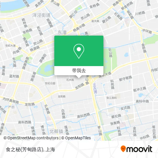 食之秘(芳甸路店)地图