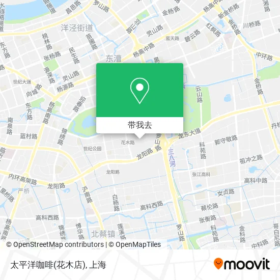 太平洋咖啡(花木店)地图