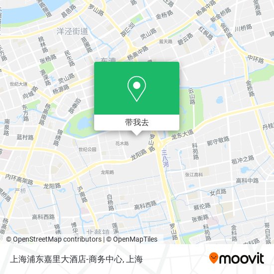 上海浦东嘉里大酒店-商务中心地图