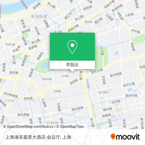 上海浦东嘉里大酒店-会议厅地图
