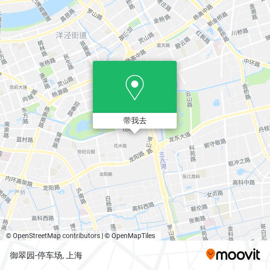 御翠园-停车场地图