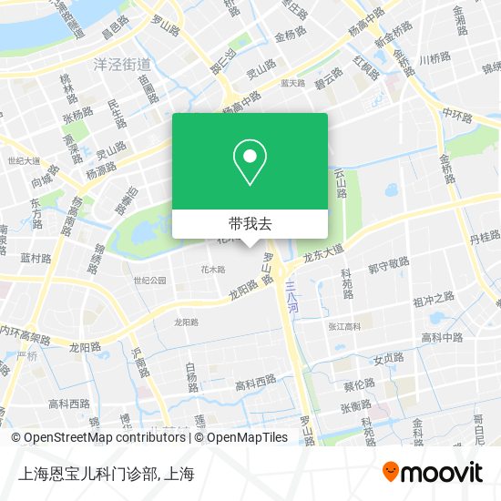上海恩宝儿科门诊部地图