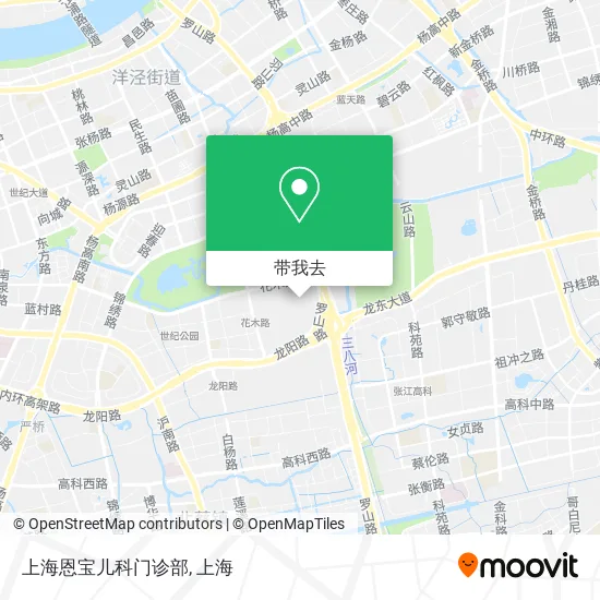 上海恩宝儿科门诊部地图