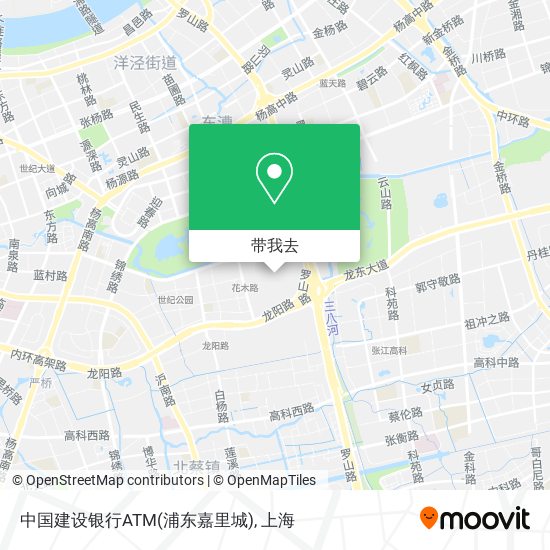 中国建设银行ATM(浦东嘉里城)地图