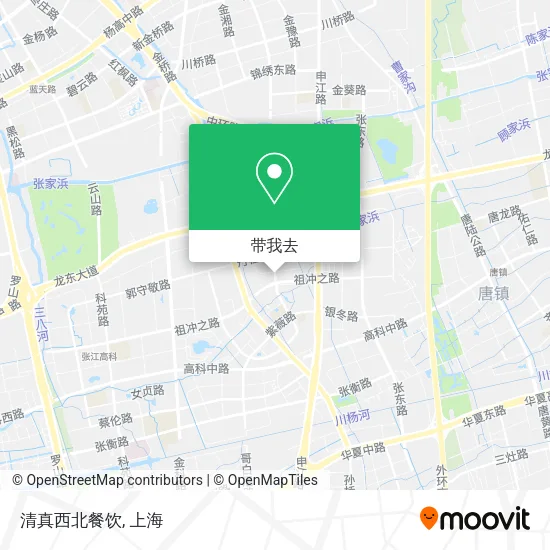 清真西北餐饮地图