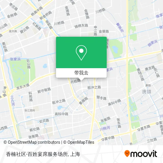 香楠社区-百姓宴席服务场所地图