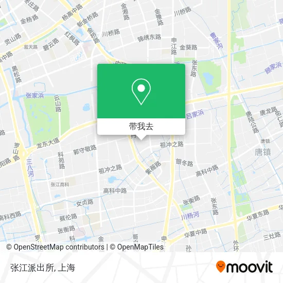张江派出所地图