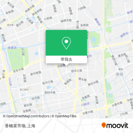 香楠菜市场地图