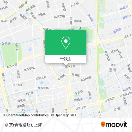 薡茶(青铜路店)地图