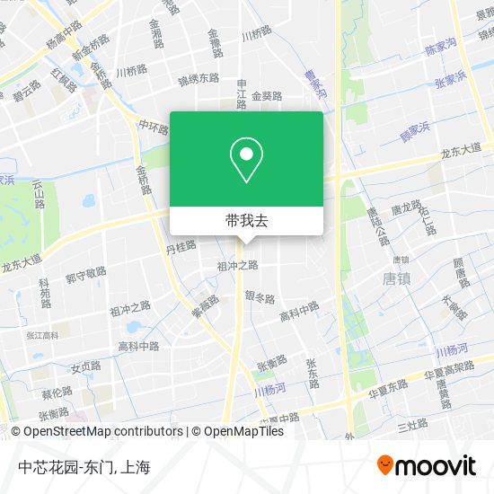中芯花园-东门地图