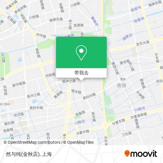 然与纯(金秋店)地图