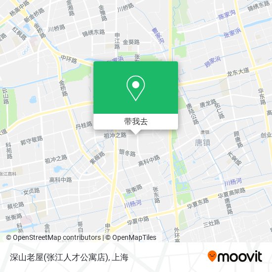 深山老屋(张江人才公寓店)地图