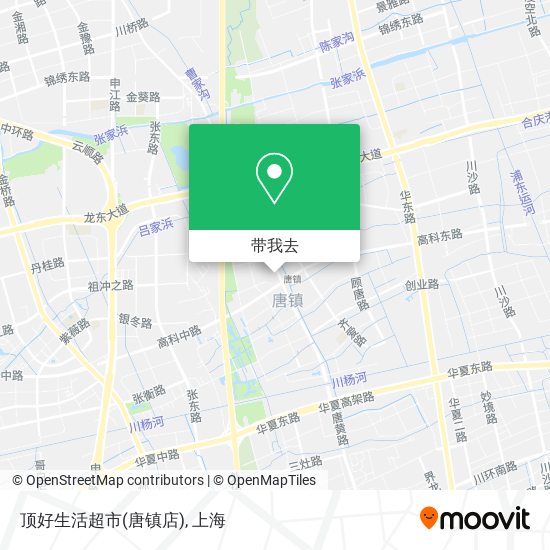 顶好生活超市(唐镇店)地图