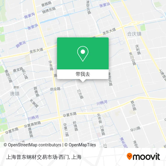 上海普东钢材交易市场-西门地图