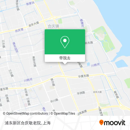 浦东新区合庆敬老院地图