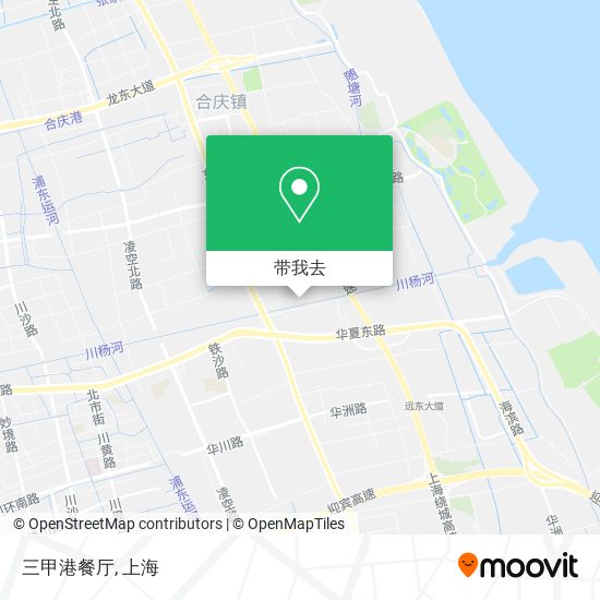 三甲港餐厅地图