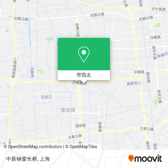 中新钢窗长桥地图