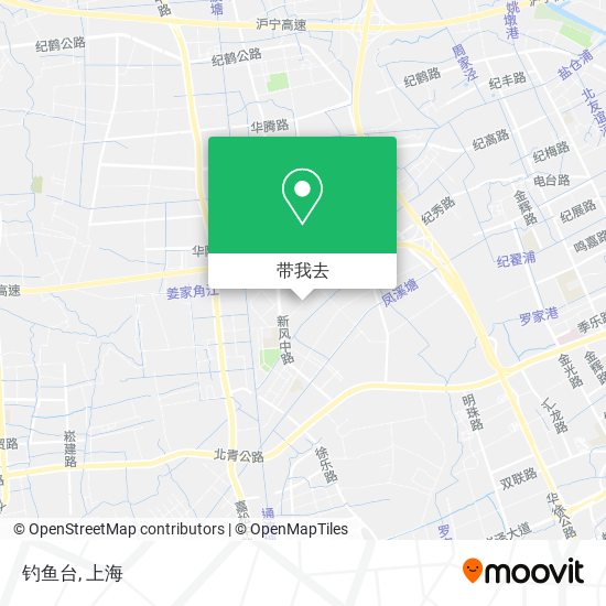 钓鱼台地图