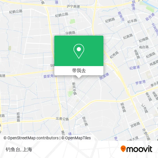 钓鱼台地图