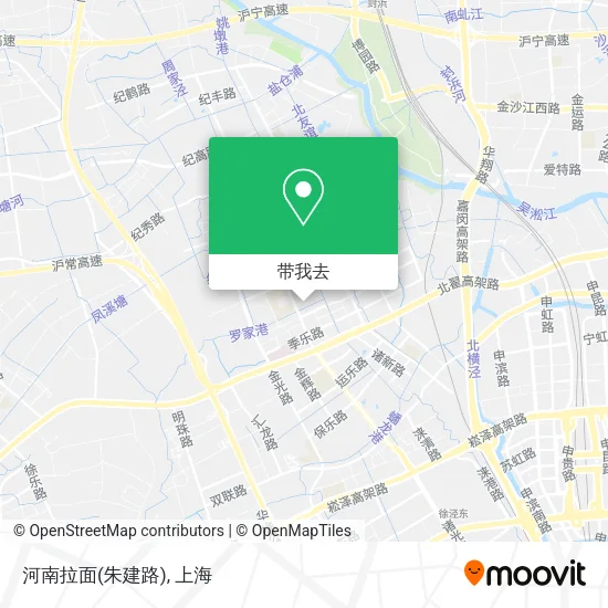 河南拉面(朱建路)地图