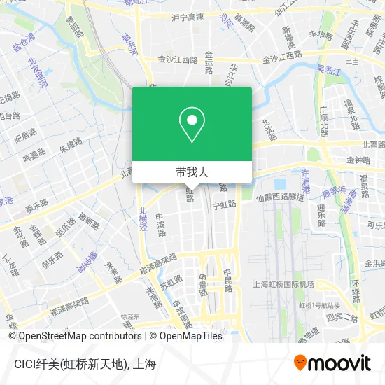 CICI纤美(虹桥新天地)地图
