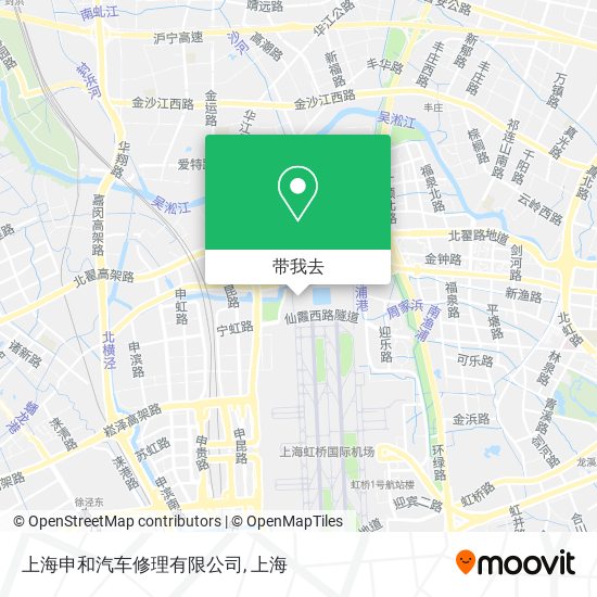 上海申和汽车修理有限公司地图