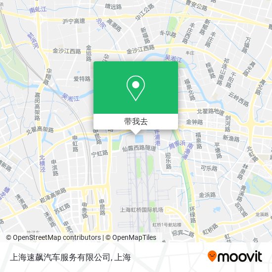 上海速飙汽车服务有限公司地图