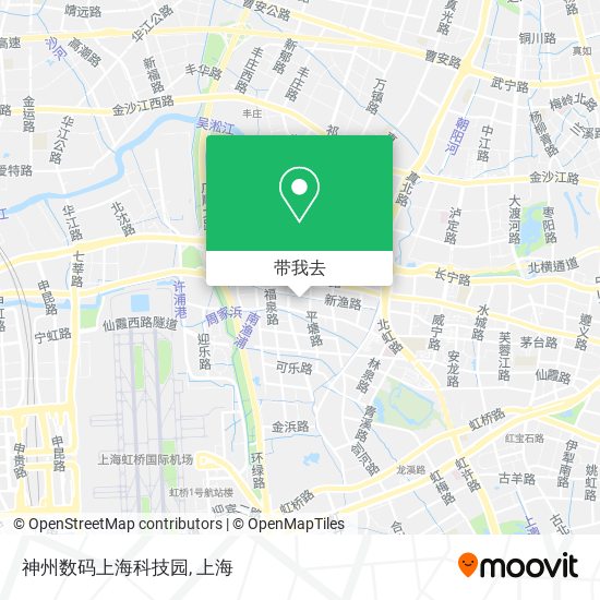 神州数码上海科技园地图