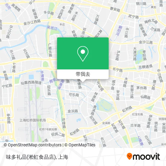 味多礼品(淞虹食品店)地图