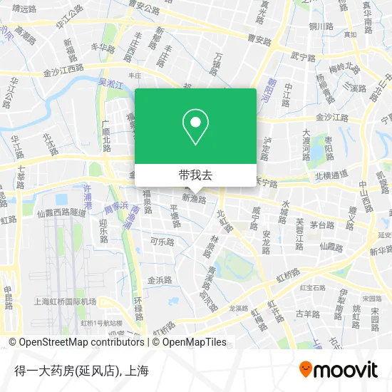 得一大药房(延风店)地图