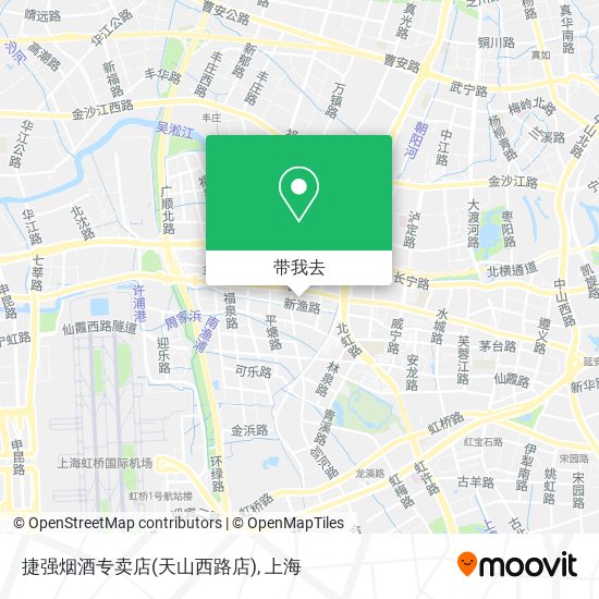 捷强烟酒专卖店(天山西路店)地图