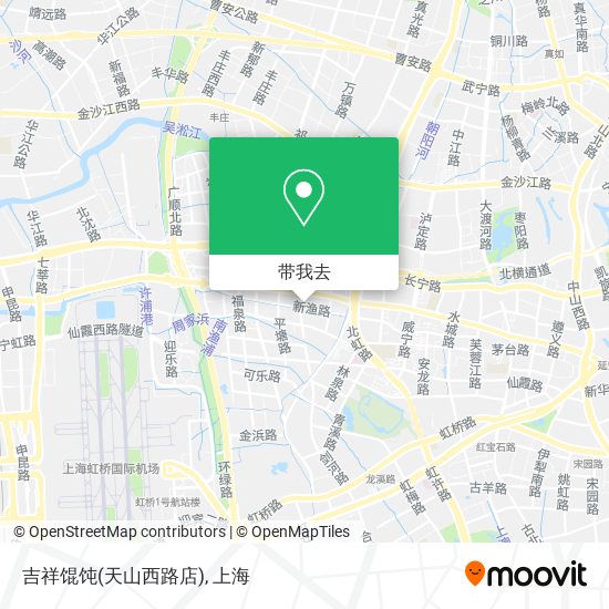 吉祥馄饨(天山西路店)地图